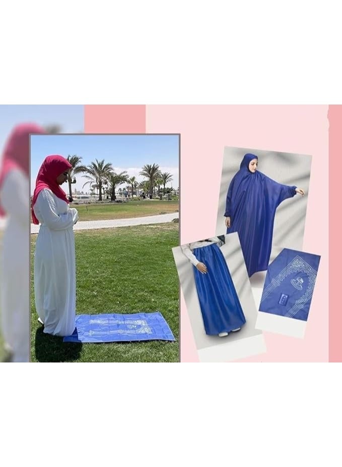 "Portable Prayer Mat, Travel-Proof | Multiple Colors | Very Practical and a Perfect Gift for Holidays, Trips, and Public Places. Easy to Carry and Store, One Size Fits All." - Image 4